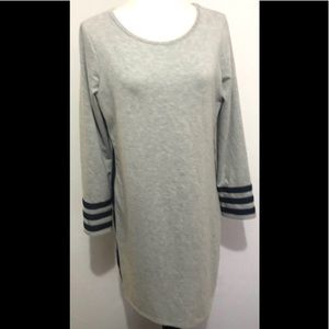 Mind Matter Womens Grey Dress Shirt Size M